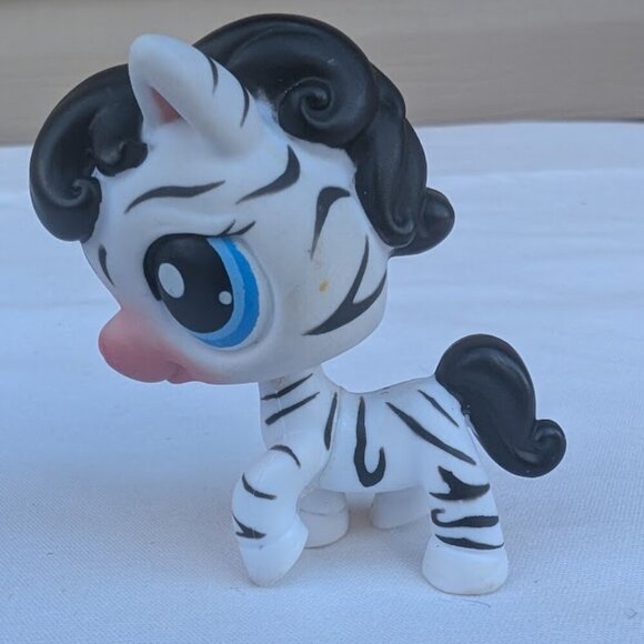 LPS Littlest Pet Shop Zebra #392 Vintage 90's Leopard - Picture 9 of 11